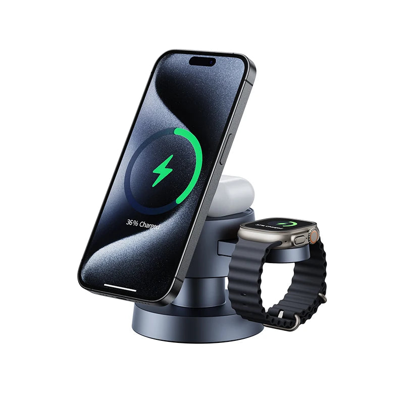 Magnetic 3 in 1 Wireless Charger For iPhone