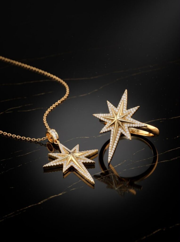 سلسلة وخاتم North Star الملكية